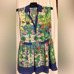 vintage style dress xs womens spring dress